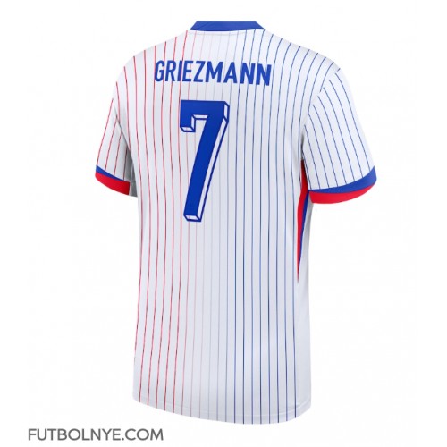 Camiseta Francia Antoine Griezmann #7 Visitante Equipación Eurocopa 2024 manga corta